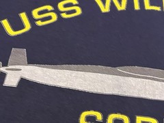 USS Will Rogers SSBN 659 USA Navy Submarine Medium Blue T Shirt