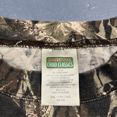 Vintage Y2K Mossy Oaks Camo Classic Pocket Tshirt 2XL Camo Casual Grunge Hunting