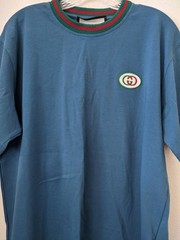 Gucci Men’s T-shirt Blue Size L