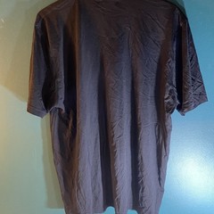 Cumran Short Sleeve Shirt XXL Silk Cotton Black Crewneck