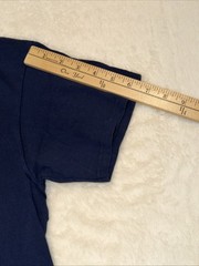 Pugs Not Drugs Fruit Of The Loom Heavy Cotton Dark Blue Size M Humor T-Shirt