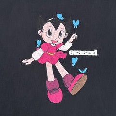 Erased Astro Boy Anime Astro Girl Black Graphic T Shirt Men’s Large Licensed