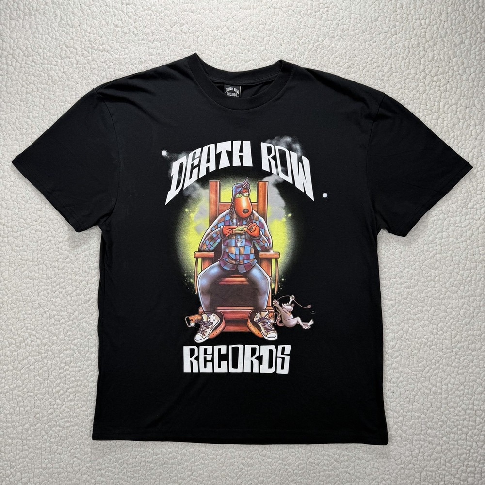 Death Row Records Graphic T-Shirt Men’s XL Still Smokin NWT Hip Hop Snoop Dogg