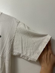 Vintage Quicksilver Double Sided White T-Shirt Mens Medium Distressed Grunge Y2K