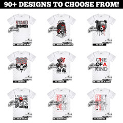 4 White Cement 2025 Summit White Fire Red Tech Grey Black Sneaker T Shirt Match