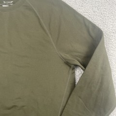 Terramar Men’s Shirt Medium Olive Green Base Layer Outdoor Camping Gorpcore