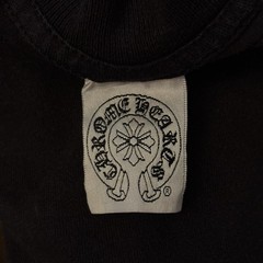 Chrome Hearts Early 2000s Red Horseshoe Scroll Tee Size Small