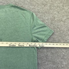 Lucky Brand Shirt Mens Medium Green Venice Burnout Tee Tagless Crewneck Jersey