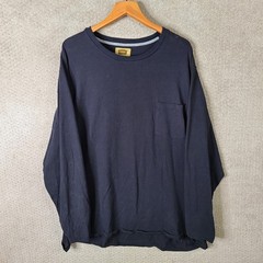 Foundry Shirt Mens 3XL Black Long Sleeve Pocket Cotton Casual Crew Neck