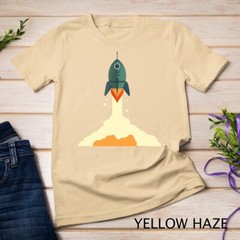 Space Rocket Astronaut T-Shirt Astronomy Exploration Unisex T-shirt