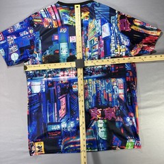 Drill Clothing Fresh Prints of Tokyo T-Shirt Mens Cyber Streetwear Neo-Noir Neon