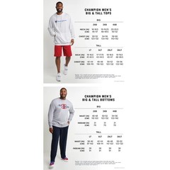 Champion Big & Tall Men’s Classic Jersey Tee Shirt, Sizes LT – 6XL, Color Option