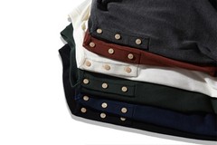 Knitted Henry Collar T-Shirt Men Summer Fashionable Short-Sleeved Top