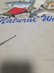 Vintage The Wild Side Shirt L Fish Collage Wild Outdoors Natural Wonders 90s