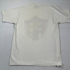Screen Stars Shirt Mens L White Desert Storm POW MIA 1991 USA Patriotic Tee