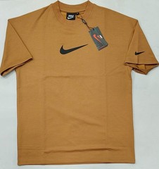 Nike Men’s Blue Synthetic Jersey Logo Crew Neck Short Sleeve T-Shirt Size XXL