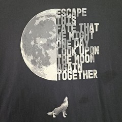 UT UNIQLO Final Fantasy XVI T Shirt XL Escape This Fate 2 Sided Graphic *Stain