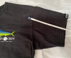 Lot of 2 Size Small Mens T Shirts Various Brands Salty Crew Black and Grey Tops