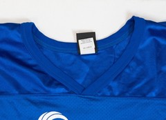 Vintage IBM Computer Football Jersey Men Size 2XL Blue Promo Made USA Wilson
