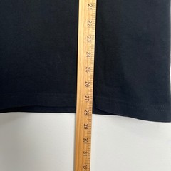 WE11DONE High Neck Logo 1/2 T-Shirt Mens Black Short Sleeve Graphic Logo XS