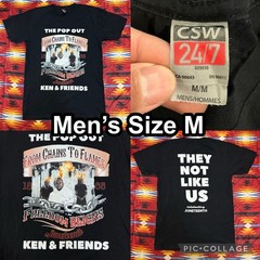 Kendrick Lamar They Not Like Us Black T-Shirt Men’s Size Medium The Pop Out