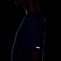 Nike Men’s Dri-FIT Miler DYE Blue Short Sleeve Graphic Running Tee DQ6508-455 M