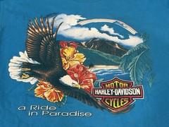 Harley-Davidson Maui Hawaii T-Shirt A Ride in Paradise Eagle Graphic XL