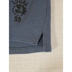International Male Vintage 90s Henley Shirt Ribbed Long Sleeve XL Blue Local 99