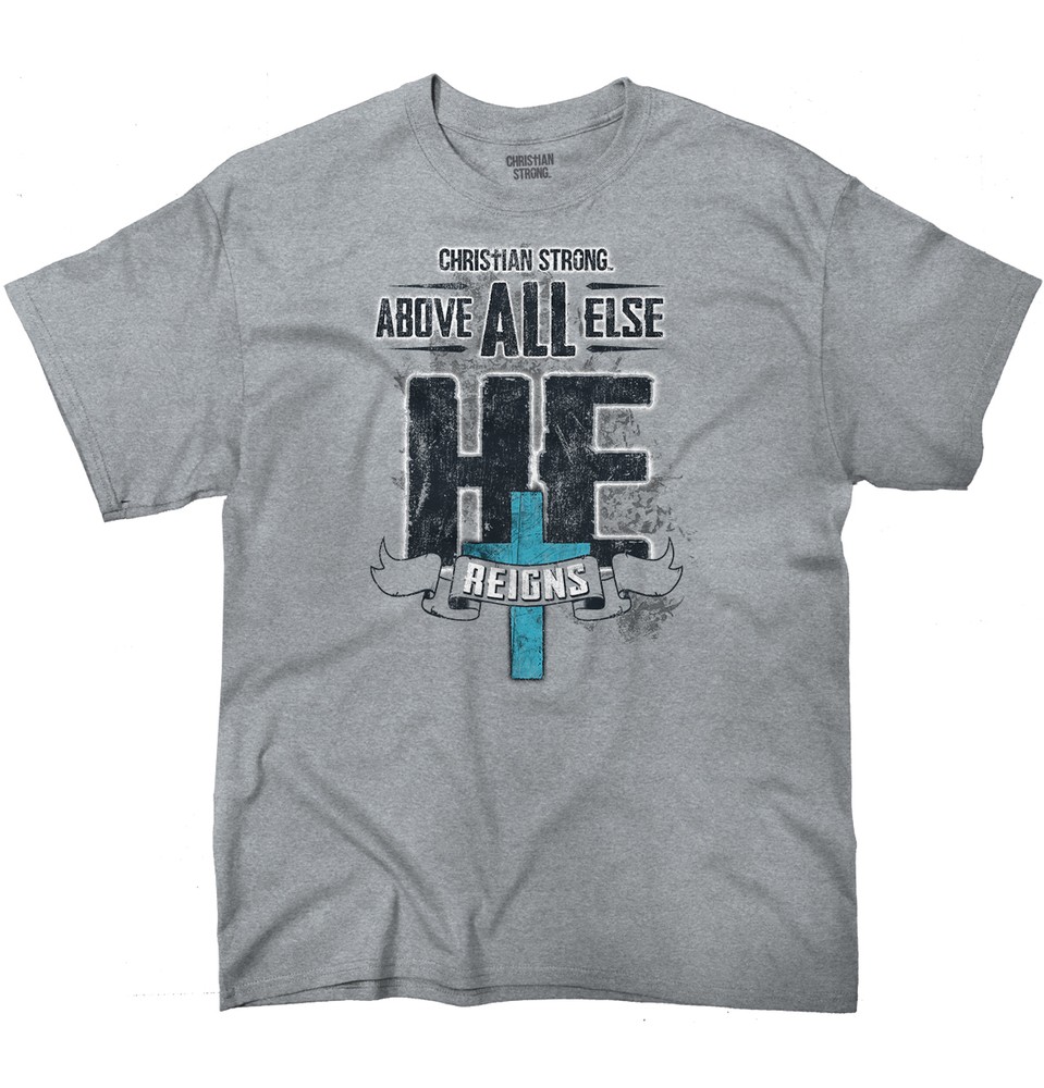 Christian Jesus Christ Ever Faith Hope Love Womens or Mens Crewneck T Shirt Tee