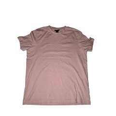 H&M T-Shirt Mens Medium Mauve Pink Regular Fit Cotton Crew Neck