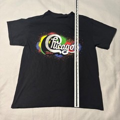Chicago Shirt Mens M Black Color My World 2025 Tour Band Music Graphic T No Tags