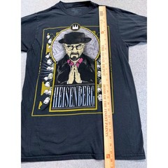 Breaking Bad Heisenberg Graphic T Shirt Mens Large Black Walter White Tee Merch