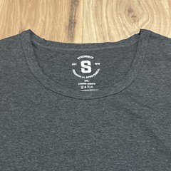 STRONGSIZE Men’s Big Tall 6XL Crew Neck T-Shirts Longer Length Heather Grey NWOT