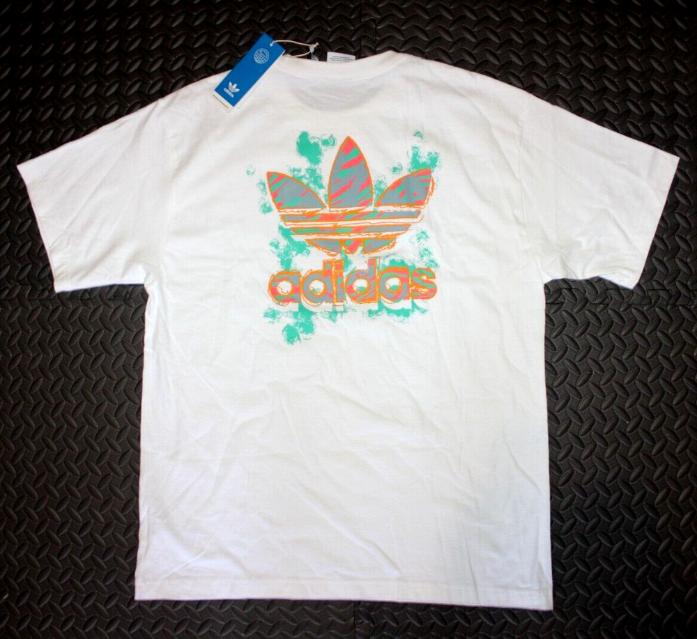 NEW MEN’S ADIDAS ORIGINALS TREFOIL TEE SHIRT ~SIZE 2XL #IC2577 RARE