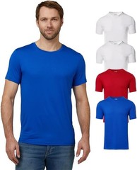 32 Degrees Mens 4 Pack Cool Crewneck T-Shirt Anti-Odor Quick Drying 4-Way