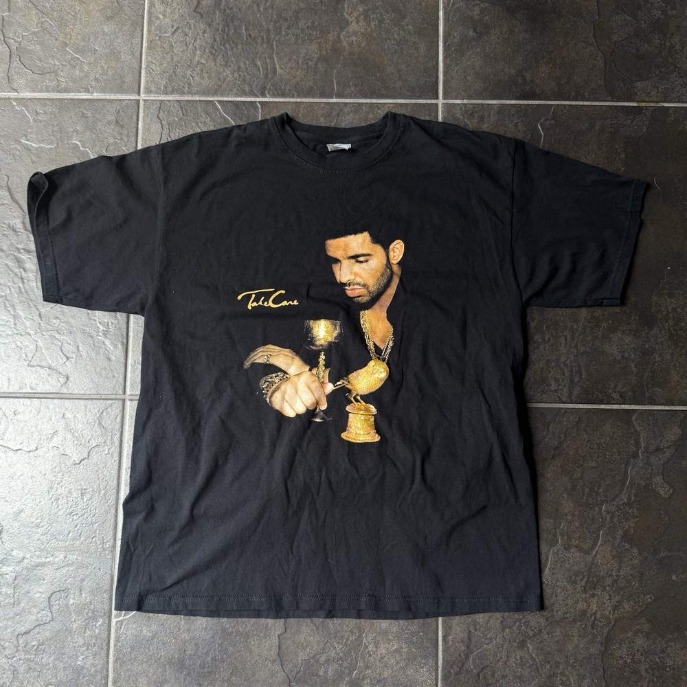 Vintage/2010s Drake Take Care Album Promo Music Shirt Size XL