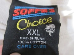 Sz XXL VINTAGE Soffes Choice T-Shirt Single-Stitch USA Made Patriotic Flag