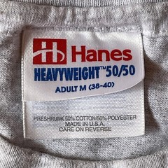 Vintage Hanes Heavyweight 50/50 Men’s M Gray T Shirt Made In USA Ames Iowa 1994
