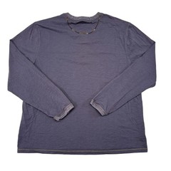 Carbon2Cobalt Henley Shirt Mens Size XXL Gray Long Sleeve Casual Menswear