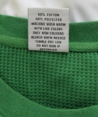 John Son Long Sleeve Thermal Shirt Green Waffle Knit Heavyweight Mens 2XL Cotton