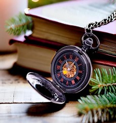 Men’s Pocket Watch with Chain | Hand Winding Vintage Pocket Watch | Classic M…