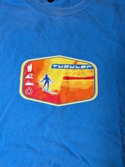 No Boundaries Surf Surfing Blue Short Sleeve T- Shirt Mens XL