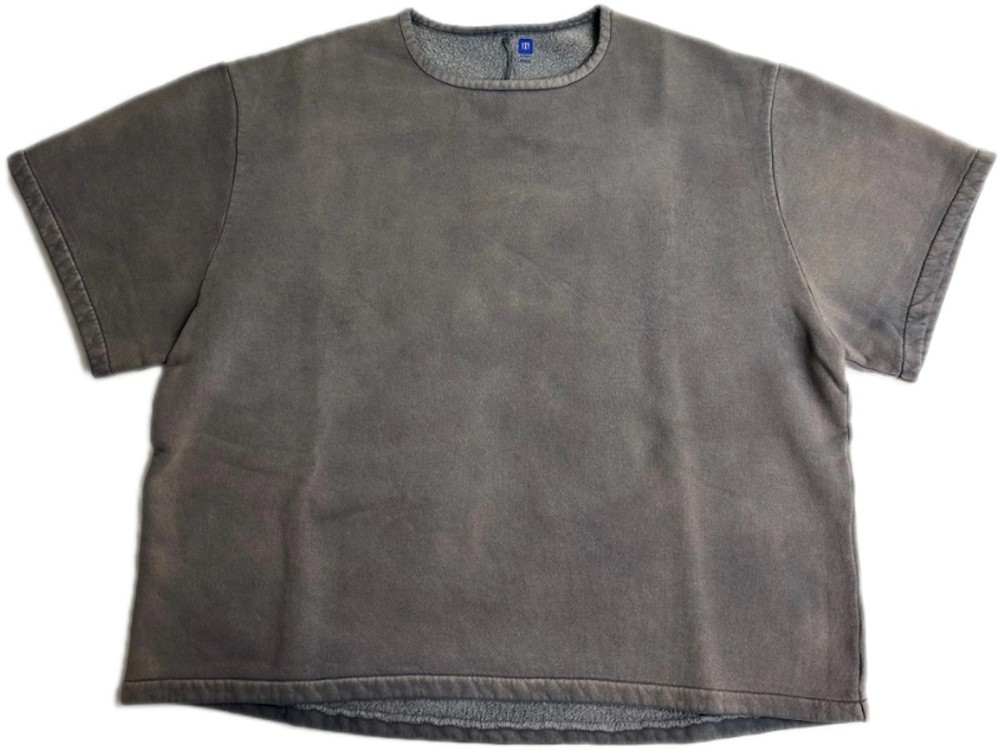 Yeezy x GAP mensz M Yoke Fleece Tshirt “Pavement” FW21 ***RP$200***