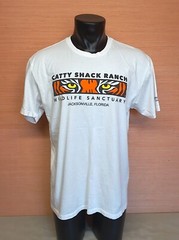 Caddy Shack Ranch Wildlife Sanctuary Jacksonville Florida White T-Shirt Size XL