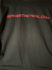 NEW Spikes Tactical 3XL T Shirt Black w/ Red Spider ** 3X **