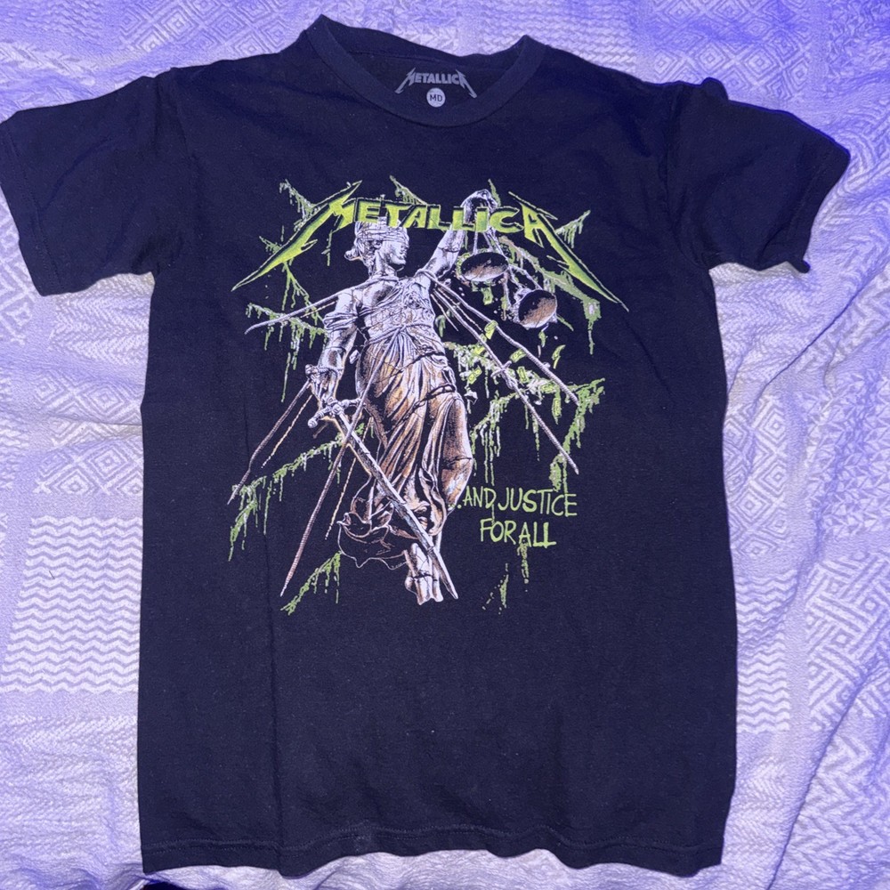 Metallica World Your “…And Justice For All” Medium Shirt Original Price $60