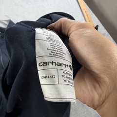 Carhartt Force 1/4 Zip Pullover Blue Mens XL Relaxed Fit Long Sleeve Lightweight
