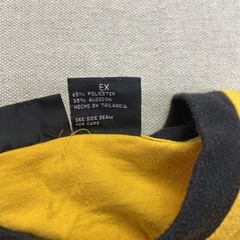 No Boundaries Shirt Mens XL Y2k Skater Layered Long Sleeve Vintage Yellow