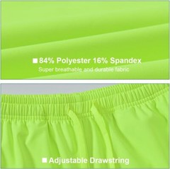 ZONBAILON Mens Athletic Shorts with Pockets, Workout X-Large, Green