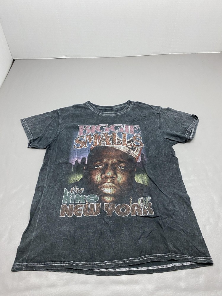 Shirt Mens M Black Brooklyn Mint Notorious B.I.G. Biggie Smalls Graphic Tee